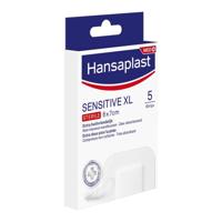 Hansaplast Sensitive Xl 6cmx7cm Strips 5