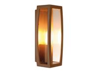 SLV Prachtige buitenlamp Meridian Box 2 roestbruin 230657