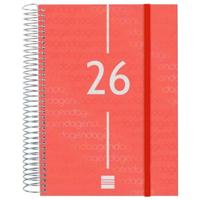 Agenda Finocam YEAR Rood A5 15,5 x 21,2 cm 2026