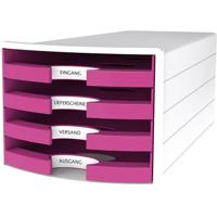 HAN IMPULS 2.0 1013-56 Ladebox Wit DIN A4, DIN C4 Aantal lades: 4