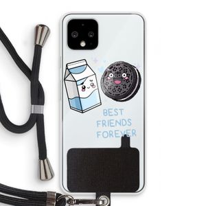 Best Friend Forever: Pixel 4 Transparant Hoesje met koord