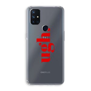 Ugh: OnePlus Nord N10 5G Transparant Hoesje
