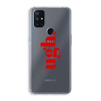 Ugh: OnePlus Nord N10 5G Transparant Hoesje