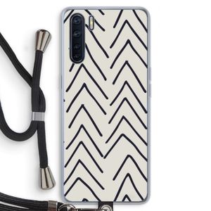 Marrakech Arrows: Oppo A91 Transparant Hoesje met koord
