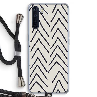 Marrakech Arrows: Oppo A91 Transparant Hoesje met koord