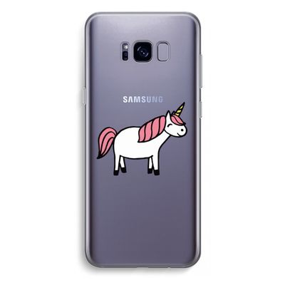 Eenhoorn: Samsung Galaxy S8 Plus Transparant Hoesje