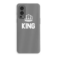 King zwart: OnePlus Nord 2 5G Transparant Hoesje