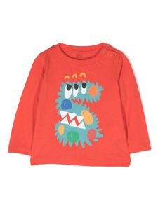 Stella McCartney Kids t-shirt imprimé à manches longues - Rouge