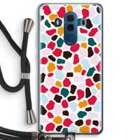 Colored Giraffe: Huawei Mate 10 Pro Transparant Hoesje met koord