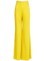 Silvia Tcherassi pantalon ample Palermo à taille-haute - Jaune