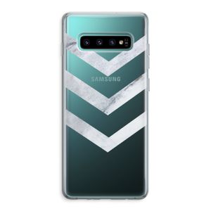 Marmeren pijlen: Samsung Galaxy S10 Plus Transparant Hoesje