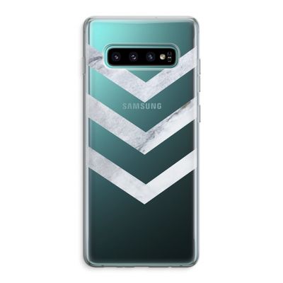 Marmeren pijlen: Samsung Galaxy S10 Plus Transparant Hoesje