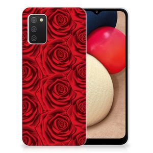 Samsung Galaxy A02s TPU Case Red Roses