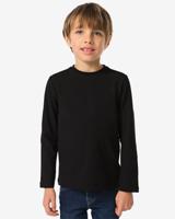 HEMA Kinder T-shirt - Biologisch Katoen Zwart (zwart)