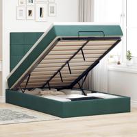 Ottoman bed met matrassen en LED's 120x200cm fluweel