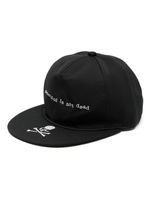 Mastermind Japan casquette à slogan brodé - Noir