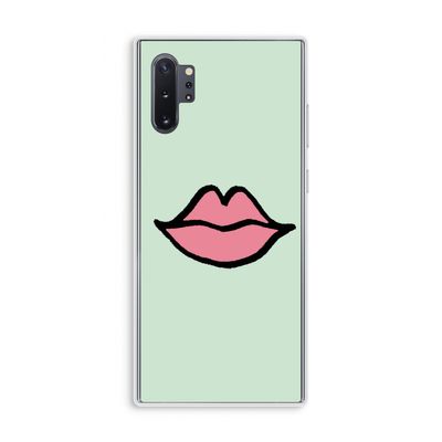 Kusje: Samsung Galaxy Note 10 Plus Transparant Hoesje