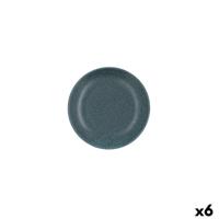 Schotel Bidasoa Element Hydrozero Blauw Keramisch Ø 15 cm Brood (6 Stuks)