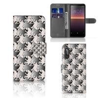 Sony Xperia 10 II | Telefoonhoesje | Met pasjeshouder | Salamander Grey