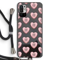 Chicks before dicks: Xiaomi Redmi Note 10 5G Transparant Hoesje met koord