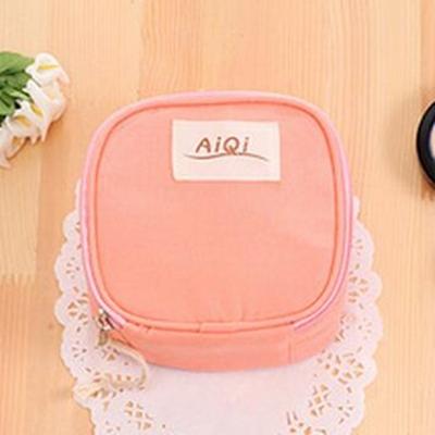 AIQI multi-functionele natte herbruikbare tas menstruele pad sanitaire pads make-up tassen make-up tool organisator tas (roze)