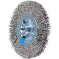 PFERD TOOLS Ronde borstel ongetordeerd RBU Ø 115 x 12 mm M14 Ø roestvrijstalen draad 0,30 voor haakse slijpers POS RBU 11512/M14 INOX 0,30 43502202 1 stuk(s)