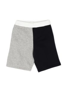 Emporio Armani Kids short de sport à design colour block - Noir