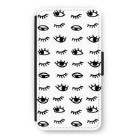 Eye pattern #2: iPhone 12 mini Flip Hoesje