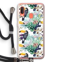 Tukans: Samsung Galaxy A20e Transparant Hoesje met koord