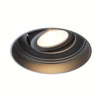Lugo LED inbouwspot Trimless - Zwart - Dimbaar - 5 Watt 450 Lumen - 2700K Warm Wit Licht - Kantelbaar - IP65 - Voor Binnen & Buiten