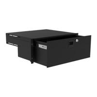 Penn Elcom R2295-4UK lichtgewicht racklade met slot 4 HE 385mm