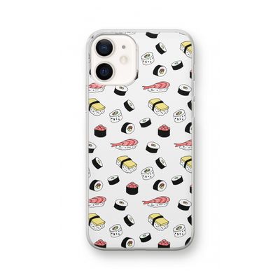 Sushi time: iPhone 12 Transparant Hoesje