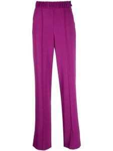 Patrizia Pepe pantalon de tailleur à taille haute - Violet