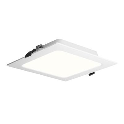 LED Downlight ECO - inbouwspot vierkant - mini LED paneel - 12 Watt 1160 lumen - 4000K neutraal wit - 170x170mm - plat 27mm