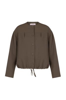 Selma waffle jacket - new army - 13483