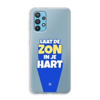 Laat de zon in je hart: Samsung Galaxy A32 4G Transparant Hoesje