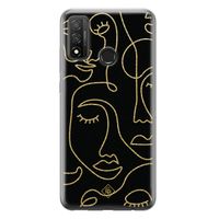 Huawei P Smart 2020 siliconen hoesje - Abstract faces