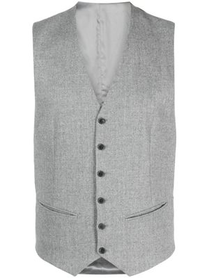 FURSAC veston en laine à design chiné - Gris