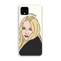 Mary Kate: Pixel 4 XL Transparant Hoesje