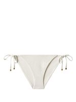 Jimmy Choo bas de bikini Ariah à logo imprimé - Blanc