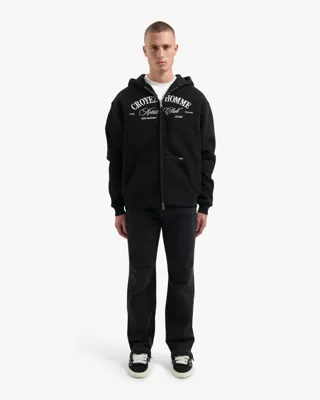 Croyez Artist Club Zip-Hoodie Heren Zwart - Maat S - Kleur: WitZwart | Soccerfanshop
