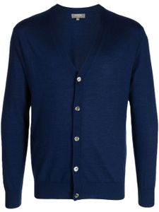 N.Peal cardigan Fine Gauge - Bleu