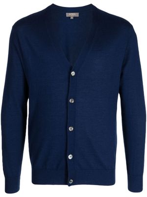 N.Peal cardigan Fine Gauge - Bleu
