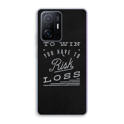 Risk loss: Xiaomi 11T Transparant Hoesje
