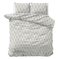 Dekbedovertrek Luka Ruiten 140x200 Cm Sleeptime Classy - Dekbed-Discounter.nl