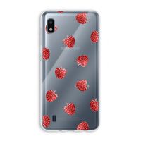 Framboosjes: Samsung Galaxy A10 Transparant Hoesje