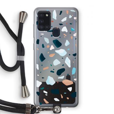 Terrazzo N°13: Samsung Galaxy A21s Transparant Hoesje met koord