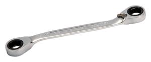 Bahco Ringratelsleutel | afgebogen bekken | verchroomd | lengte 150 mm | 3/8" x 7/16" - 1321RZ-3/8-7/16