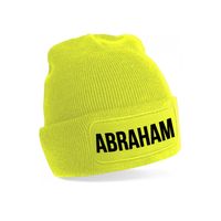 Abraham muts unisex one size - Geel - thumbnail