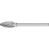 PFERD TOOLS 21203633 Freesstift Hardmetaal Vlam Lengte 43 mm Afmeting, Ø 6 mm Werklengte 13 mm Schachtdiameter 3 mm 1 stuks